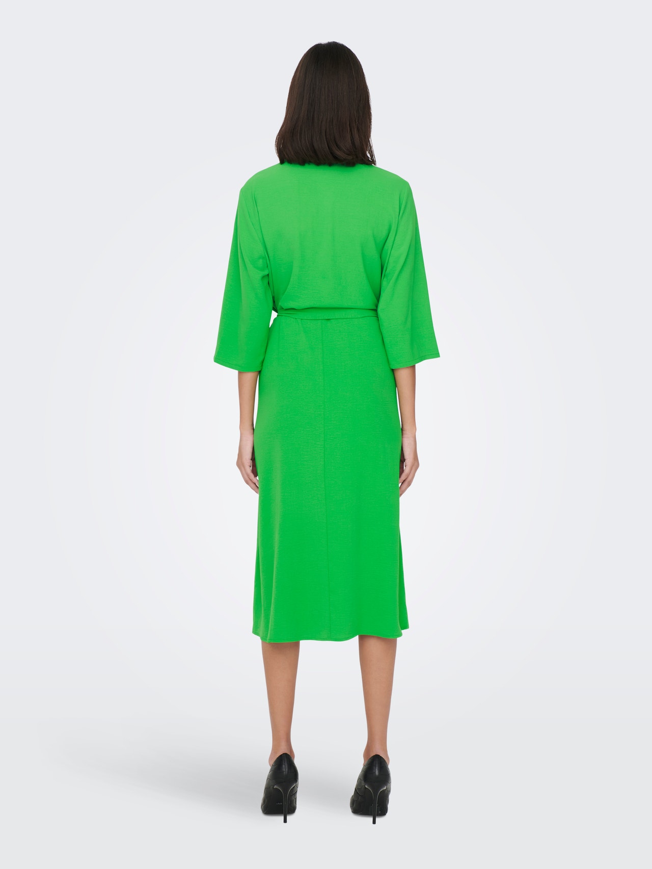 ONLY Wrap Midi dress -Kelly Green - 15207813