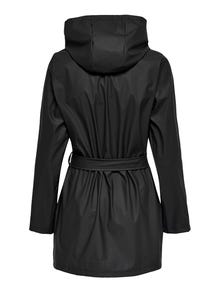 ONLY Hood Coat -Black - 15207819