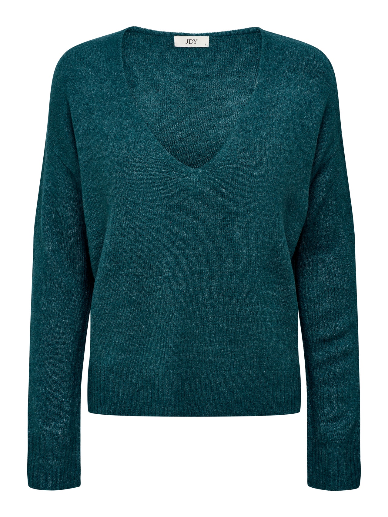 ONLY V-neck Knitted Pullover -Atlantic Deep - 15207823