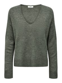ONLY V-hals Strikket pullover -Kalamata - 15207823