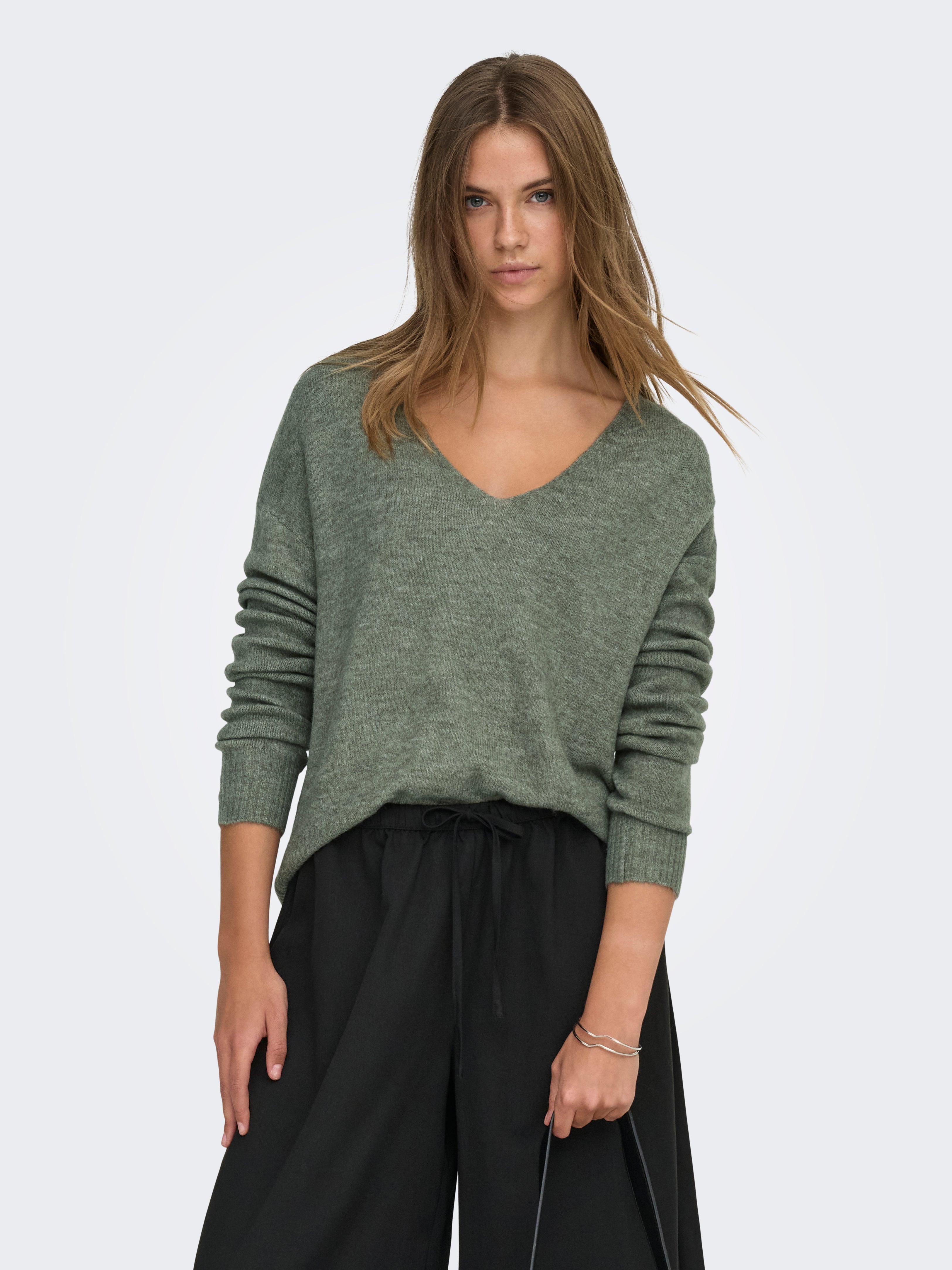 JDYELANORA Pullover | Medium Green | ONLY® 