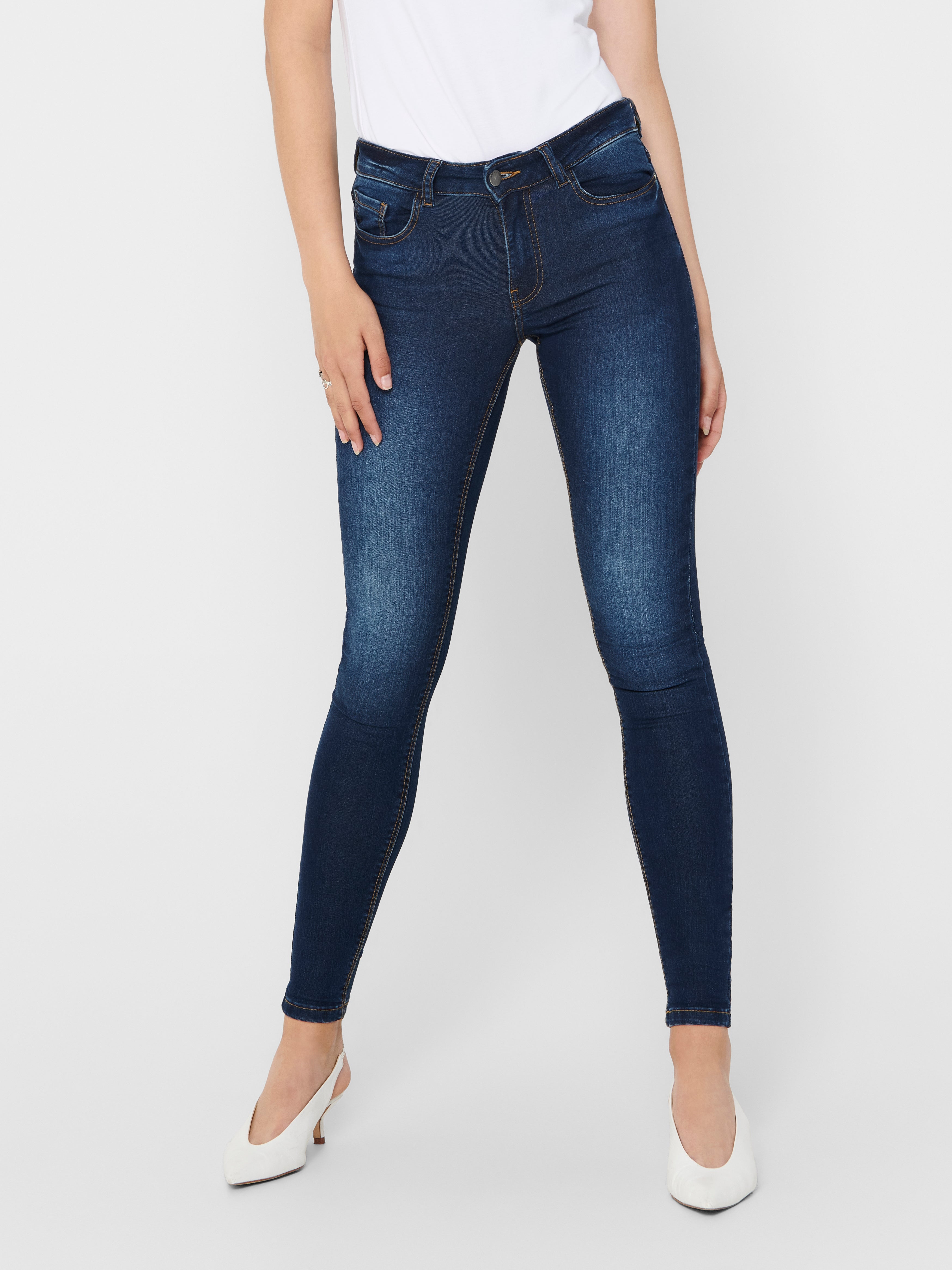 JDYNew Nikki life reg Skinny fit jeans | Medium Blue | ONLY®