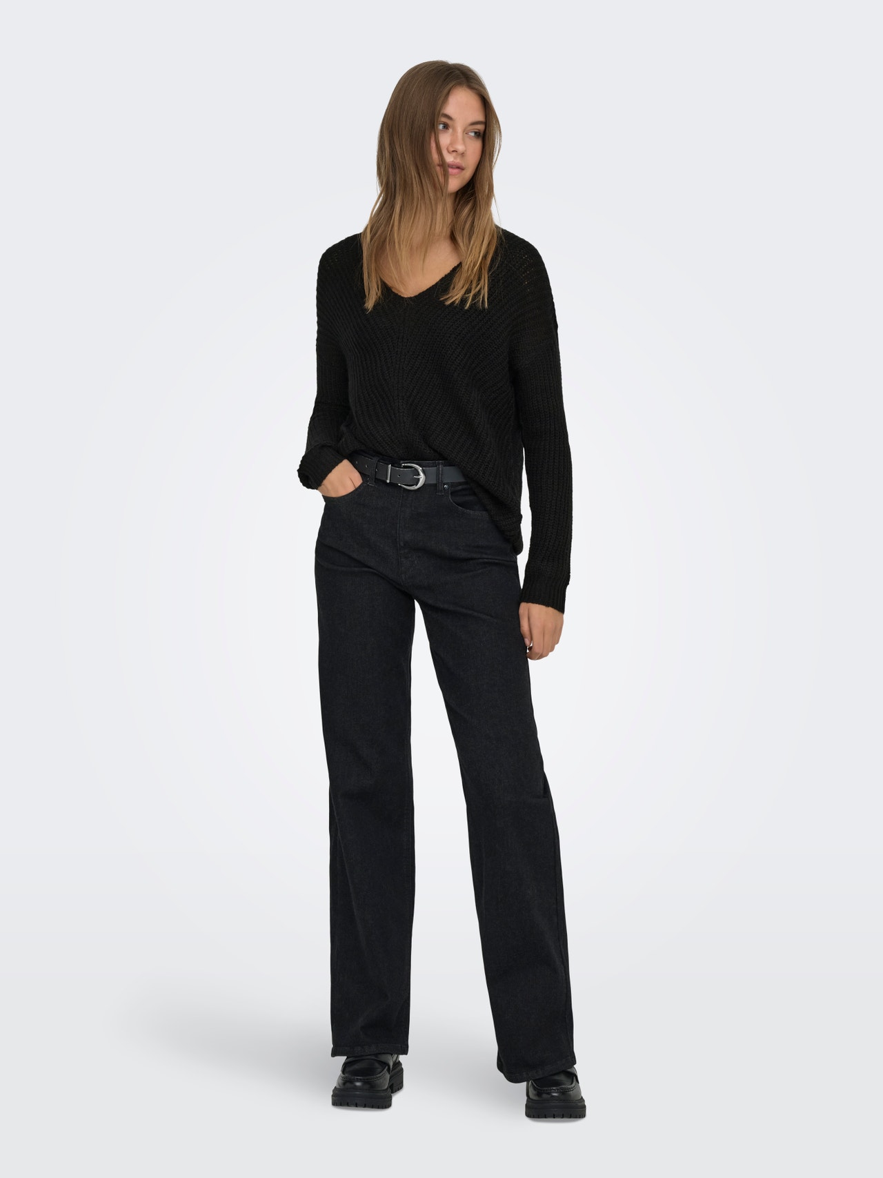 ONLY JDYNEW Knitted pullover -Black - 15208245