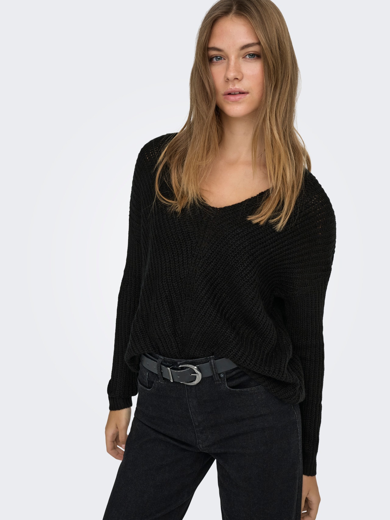 ONLY JDYNEW Knitted pullover -Black - 15208245