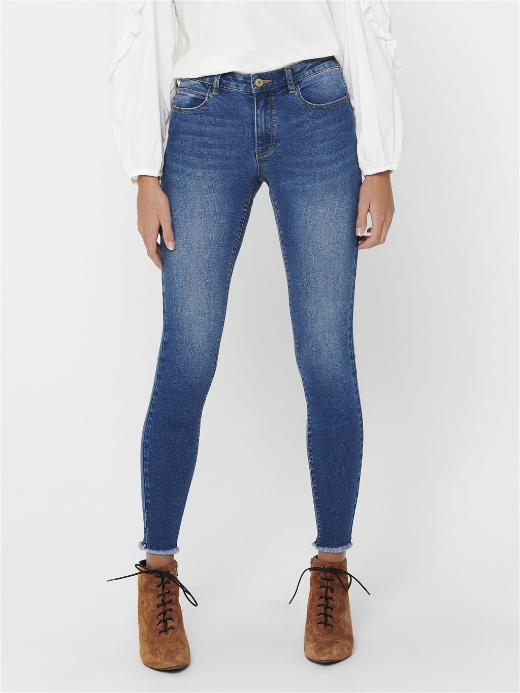 geweten Snoep Zeeanemoon JDYSonja life reg ankle Skinny fit jeans | Medium Blue | ONLY®