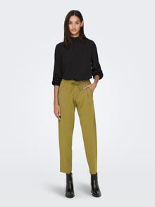 ONLY Wide Leg Fit Trousers -Ecru Olive - 15208415