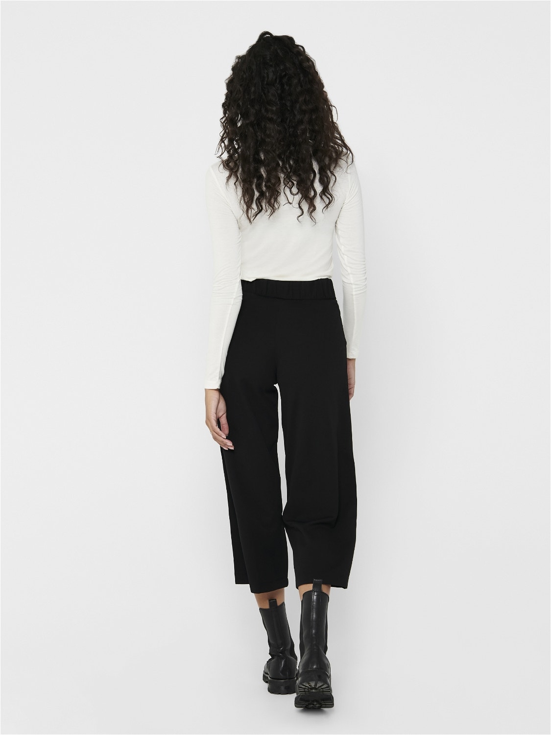 ONLY Wide Leg Fit High waist Trousers -Black - 15208417