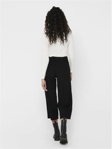 ONLY Wide legs ankle Trousers -Black - 15208417