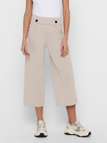 ONLY Wide Leg Fit High waist Trousers -Chateau Gray - 15208417