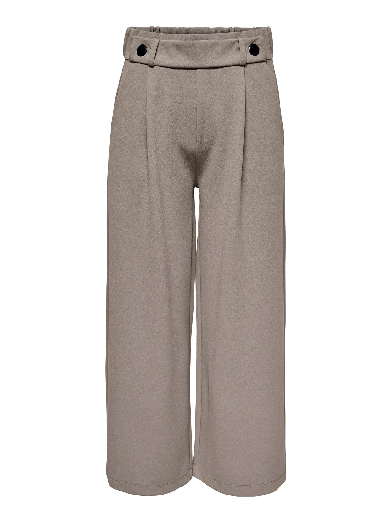 ONLY Wide legs ankle Trousers -Driftwood - 15208417