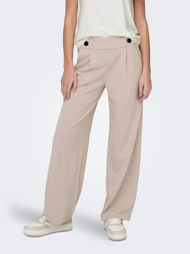 ONLY Wide Leg Fit Mid waist Trousers - 15208430