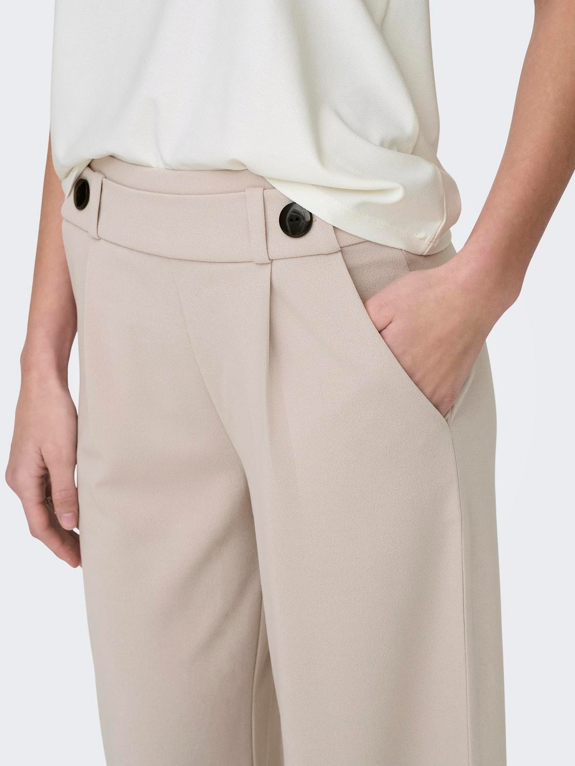 ONLY Wide Trousers -Chateau Gray - 15208430