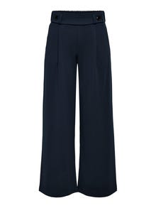 ONLY Wide Leg Fit Mid waist Trousers -Sky Captain - 15208430