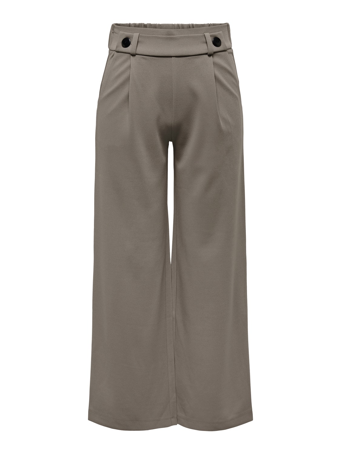 ONLY Wide Leg Fit Mid waist Trousers -Driftwood - 15208430