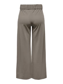 ONLY Pantalons Wide Leg Fit Taille moyenne -Driftwood - 15208430