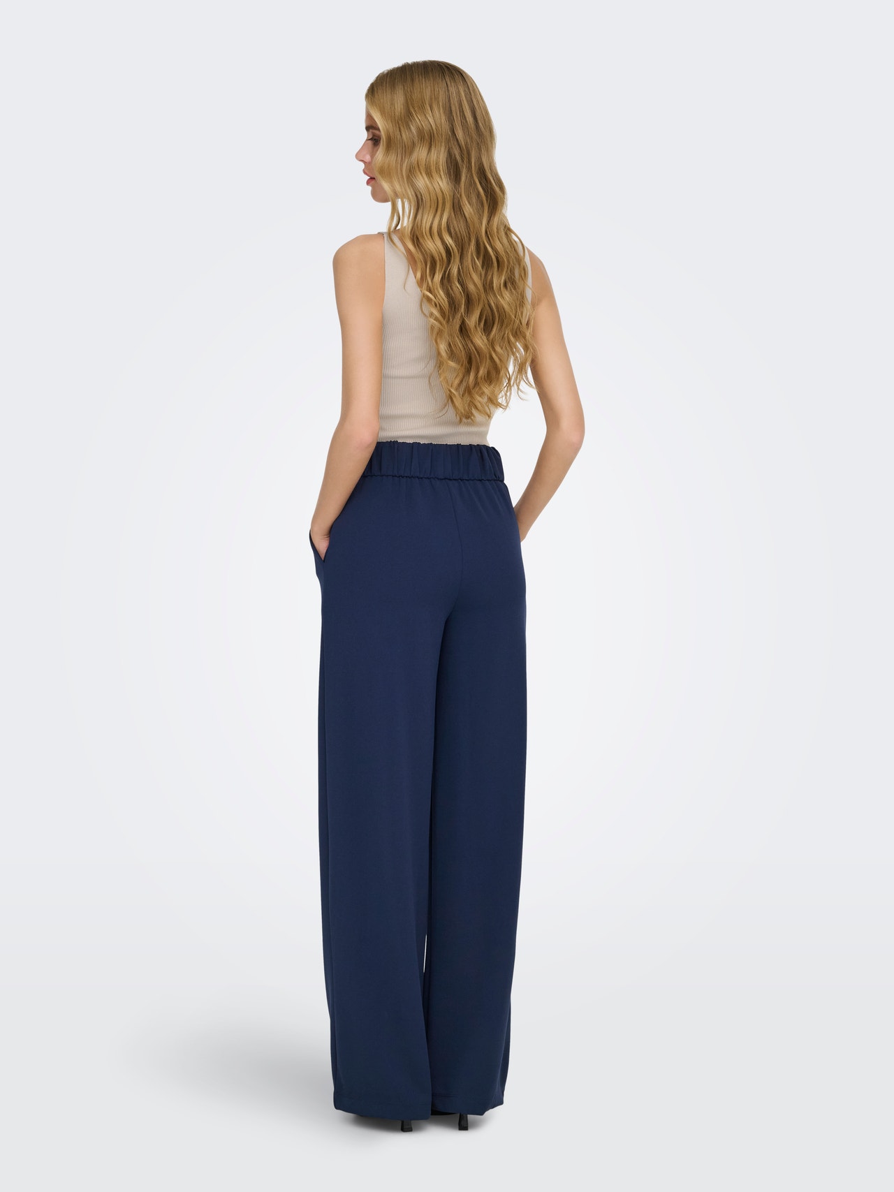 JDYGEGGO Wide Leg Fit Pantalon à jambe large | Gris foncé JDYGEGGO Wide Leg Fit Pantalon à jambe large | Gris foncé