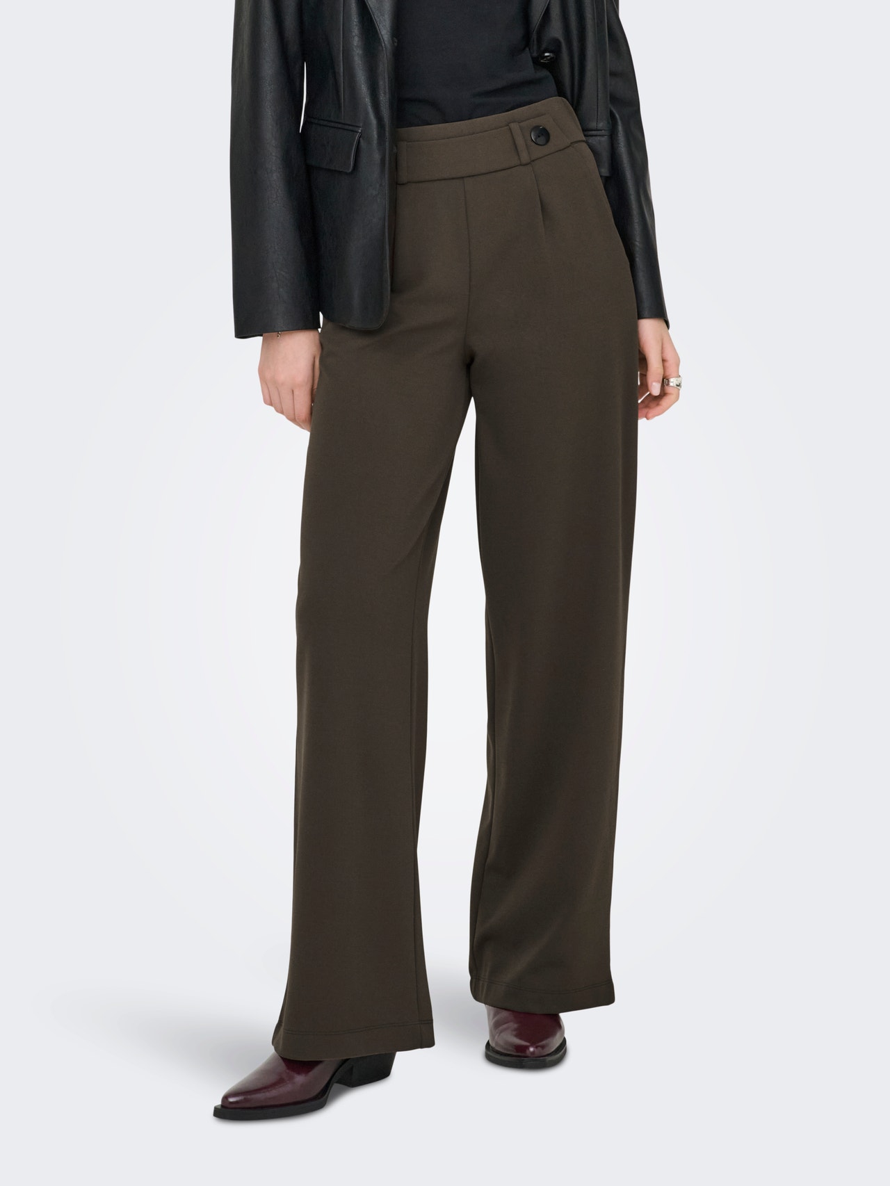 Pantalon à jambe large vmbecky taille haute pantalons Vero Moda | La Pantalon à jambe large vmbecky taille haute pantalons Vero Moda | La