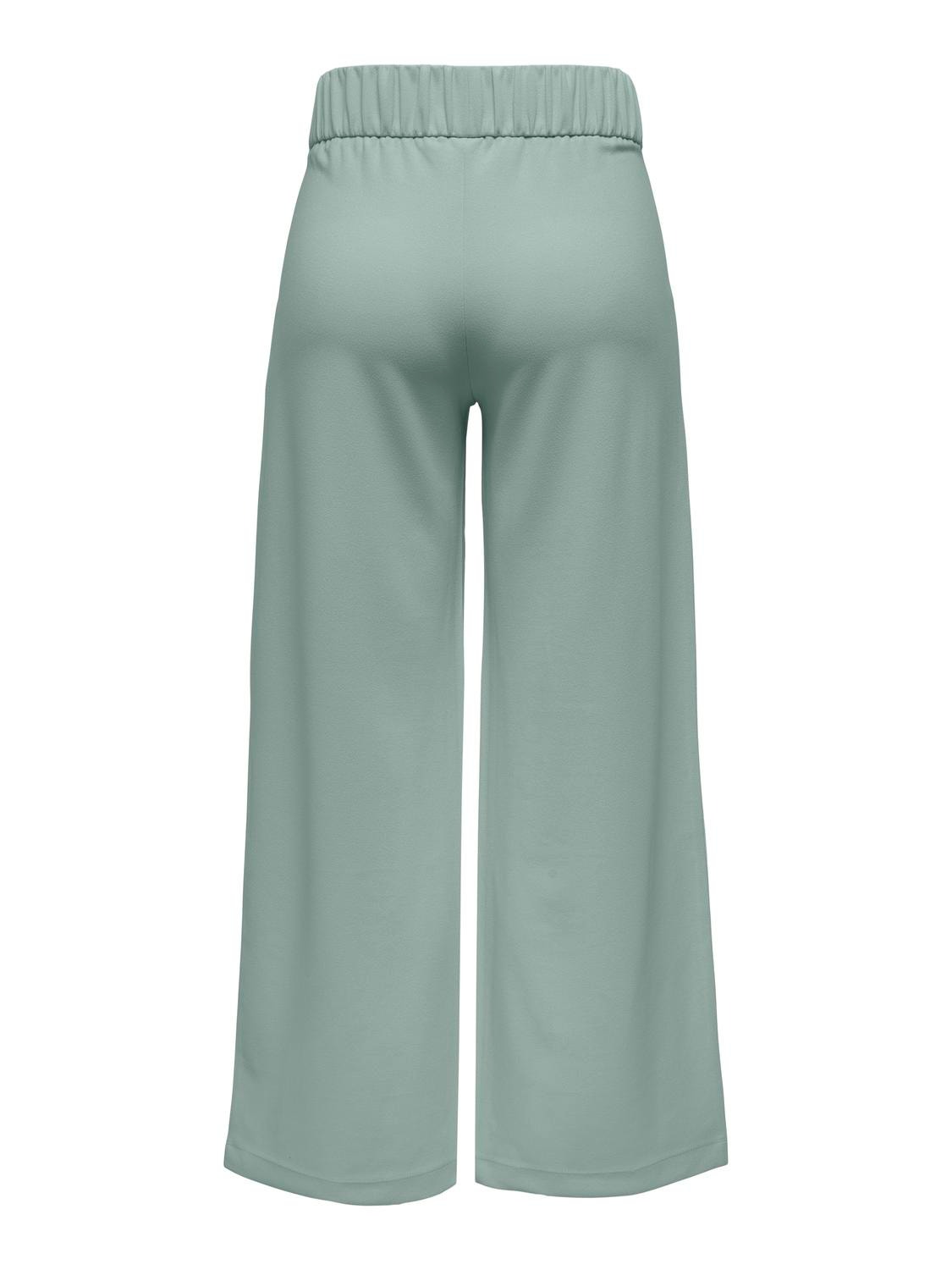ONLY Wide Trousers -Chinois Green - 15208430