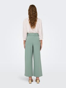ONLY Wide Trousers -Chinois Green - 15208430