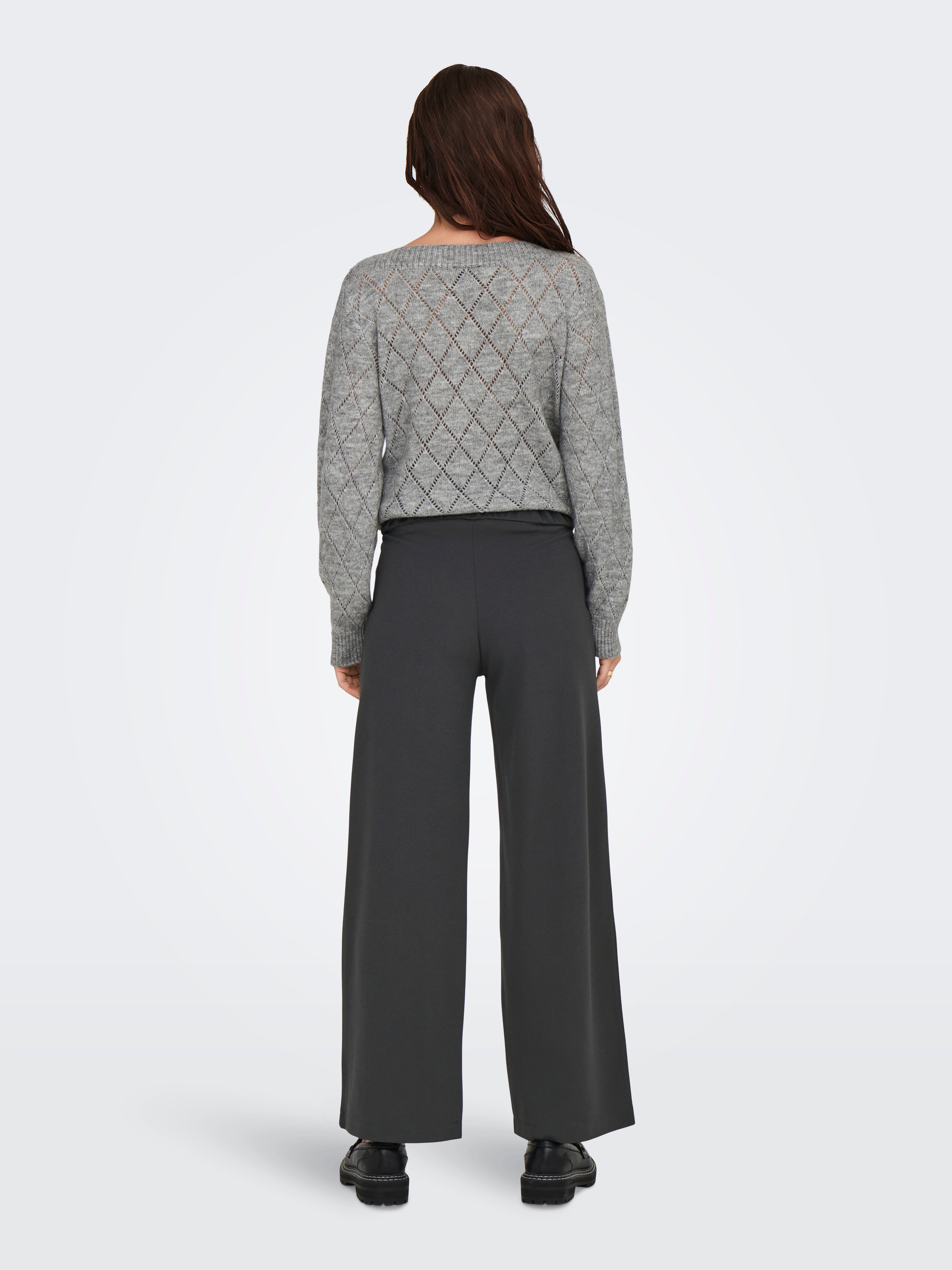 Pantalon à Jambe Large JDYGEGGO Jacqueline De Yong - Fit Wide Leg Élégant Femme