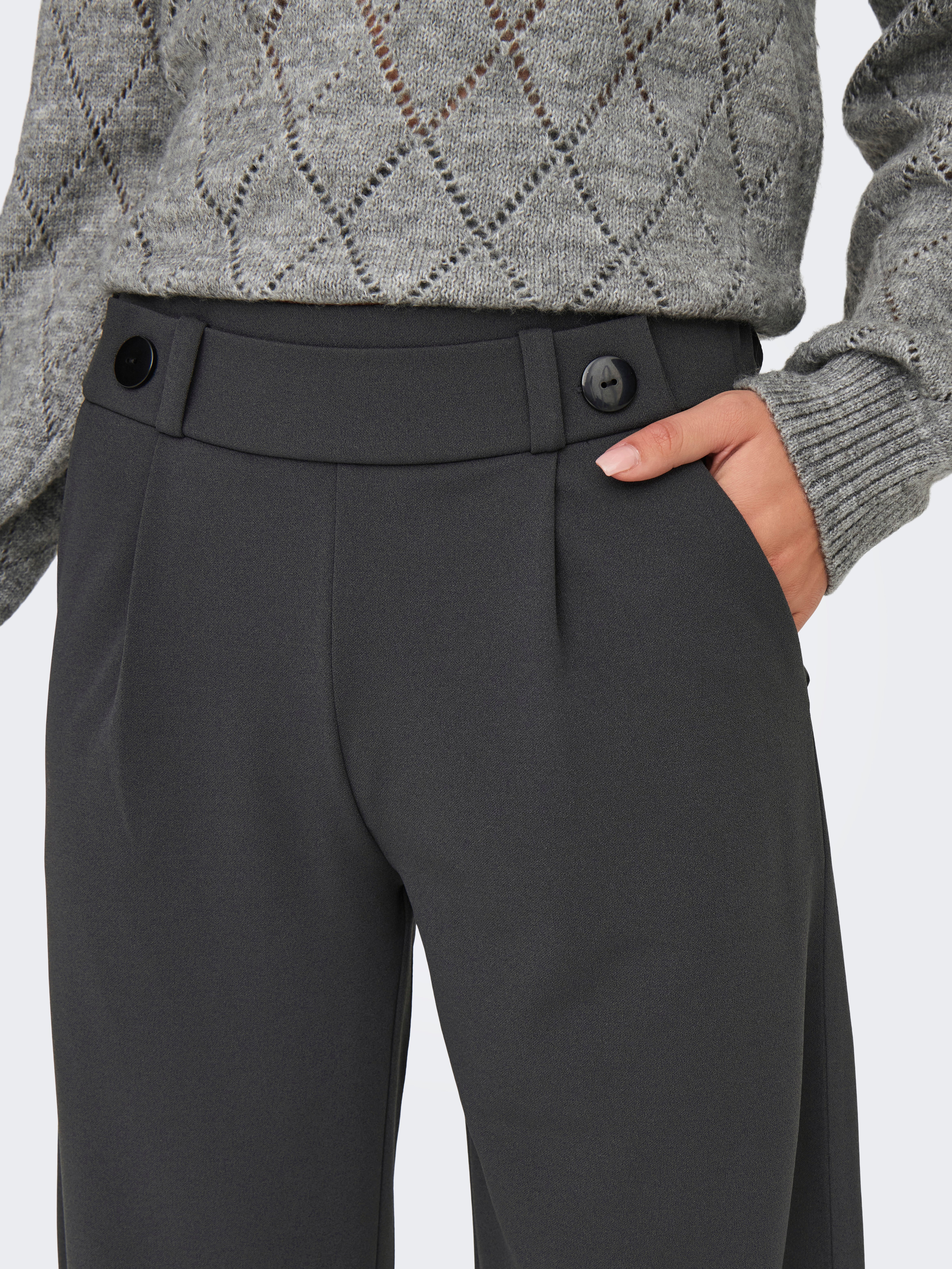 JDY JDYGEGGO LIFE NEW PANT - Broek - chinois green/groen