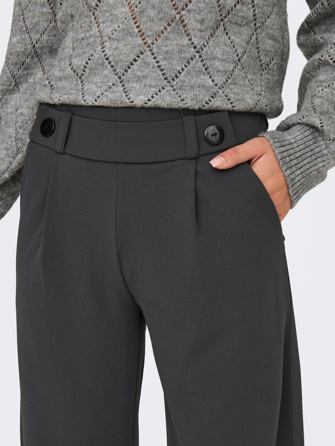 JDY JDYGEGGO LIFE NEW PANT - Broek - chinois green/groen JDY JDYGEGGO LIFE NEW PANT - Broek - chinois green/groen