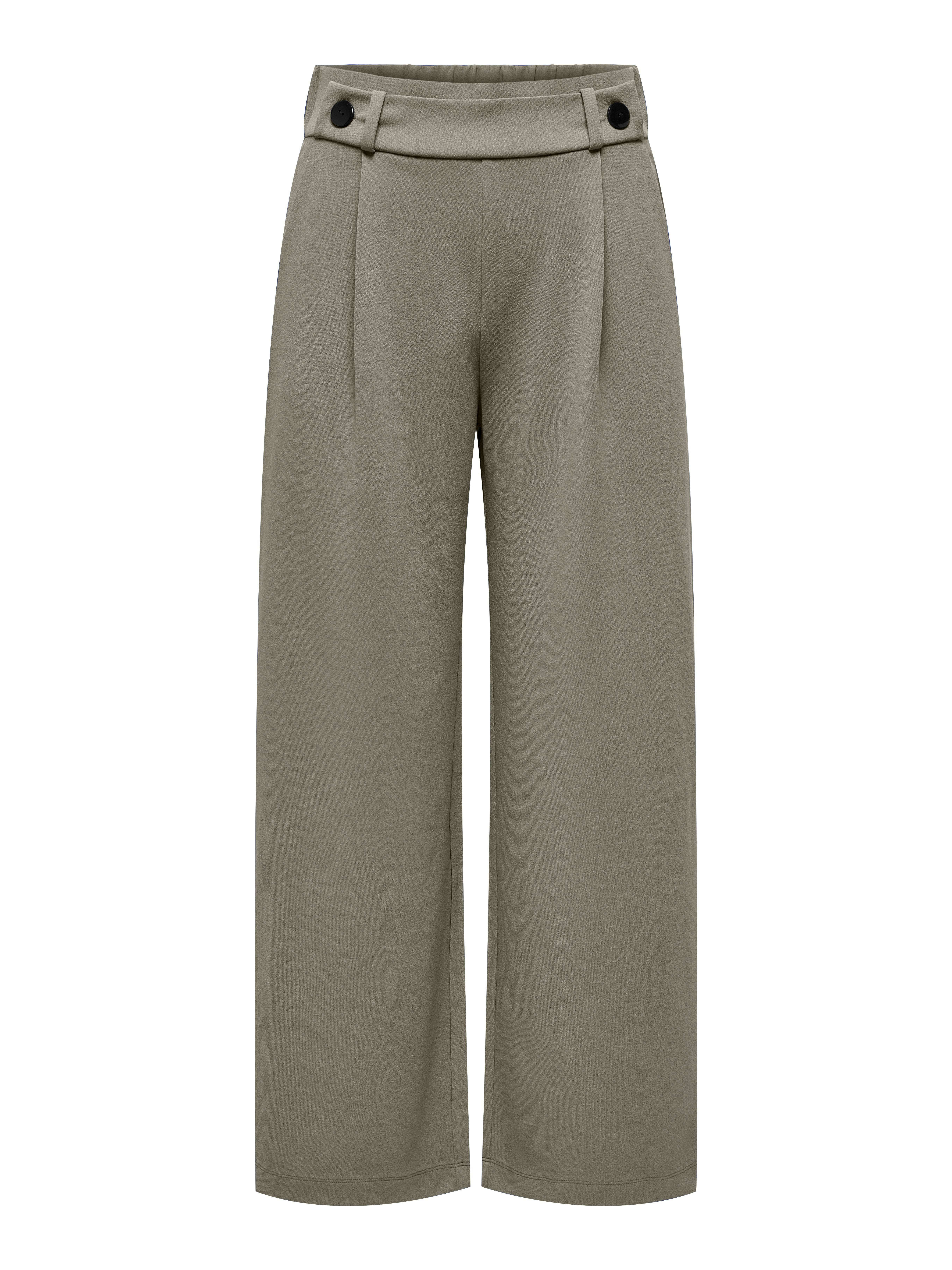 Pantalon Femme Jambe Large Jacqueline De Yong - Taille élastique, Poches Latérales, 95% Polyester 5% élasthanne Pantalon Décontracté Taille élastique