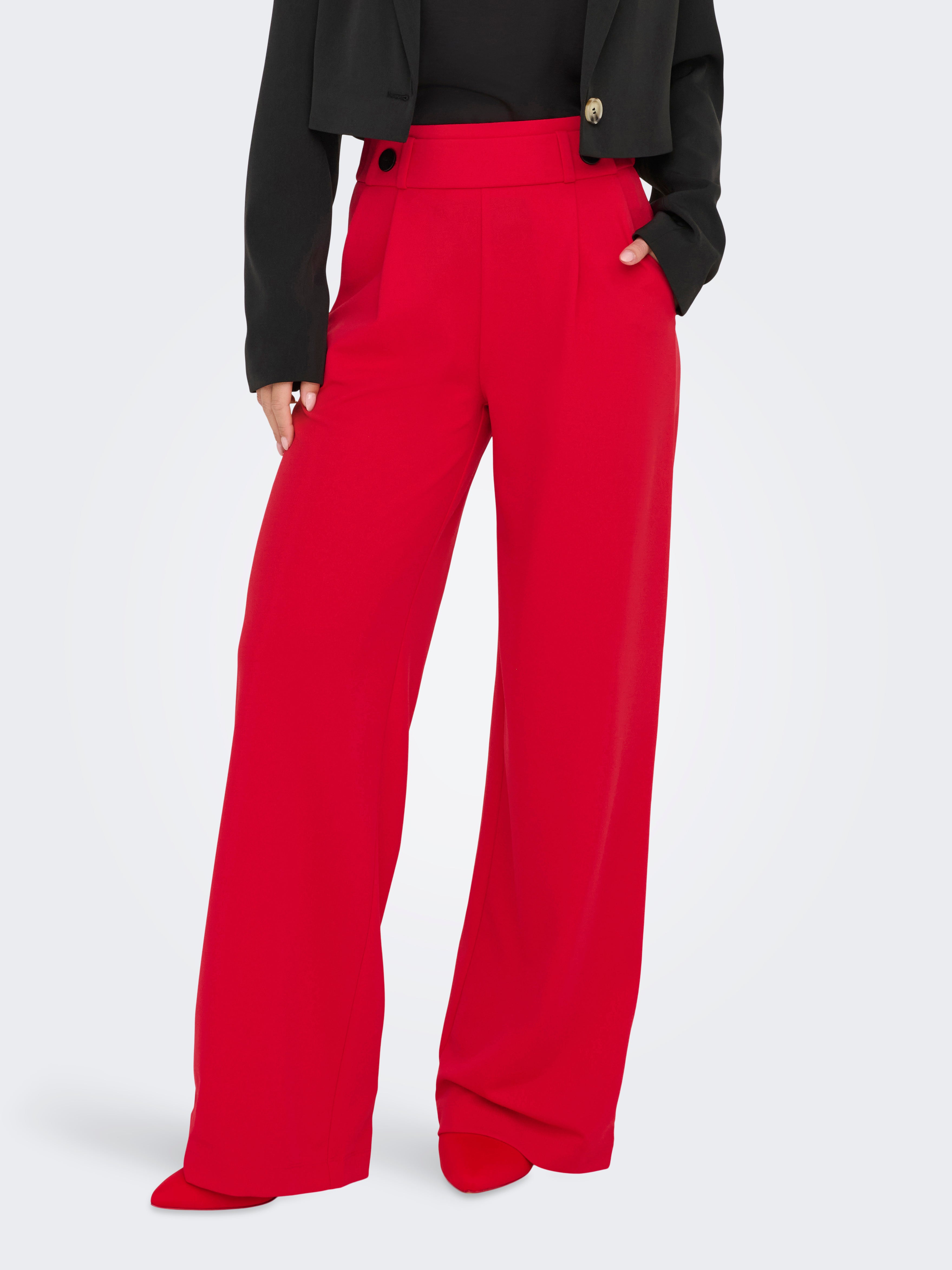 Jdygeggo Weiter Beinschnitt Hose Mit Weitem Beinschnitt