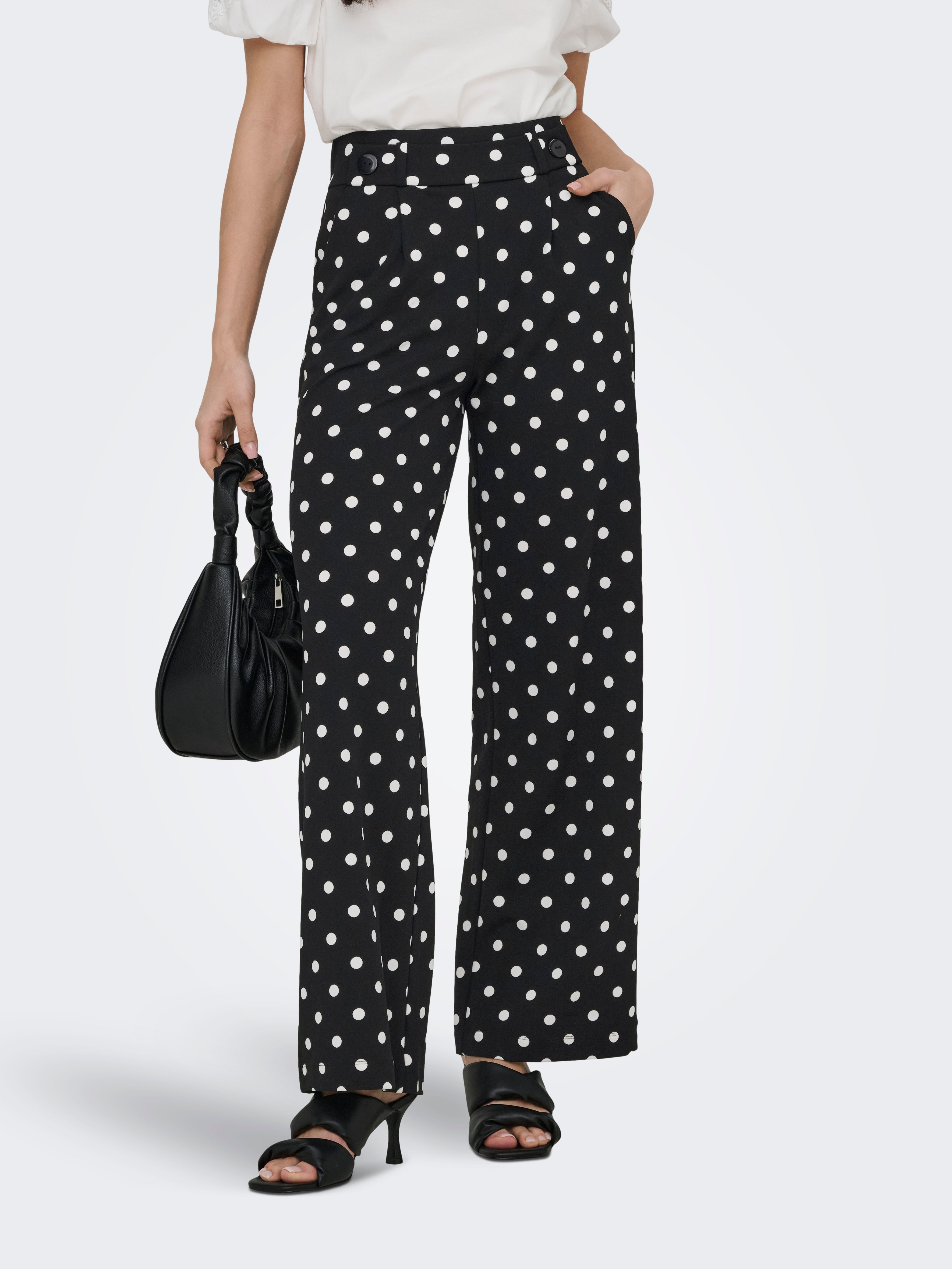 Jdygeggo Weiter Beinschnitt Hose Mit Weitem Beinschnitt