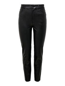 ONLY Pantalons Regular Fit Taille haute -Black - 15209293
