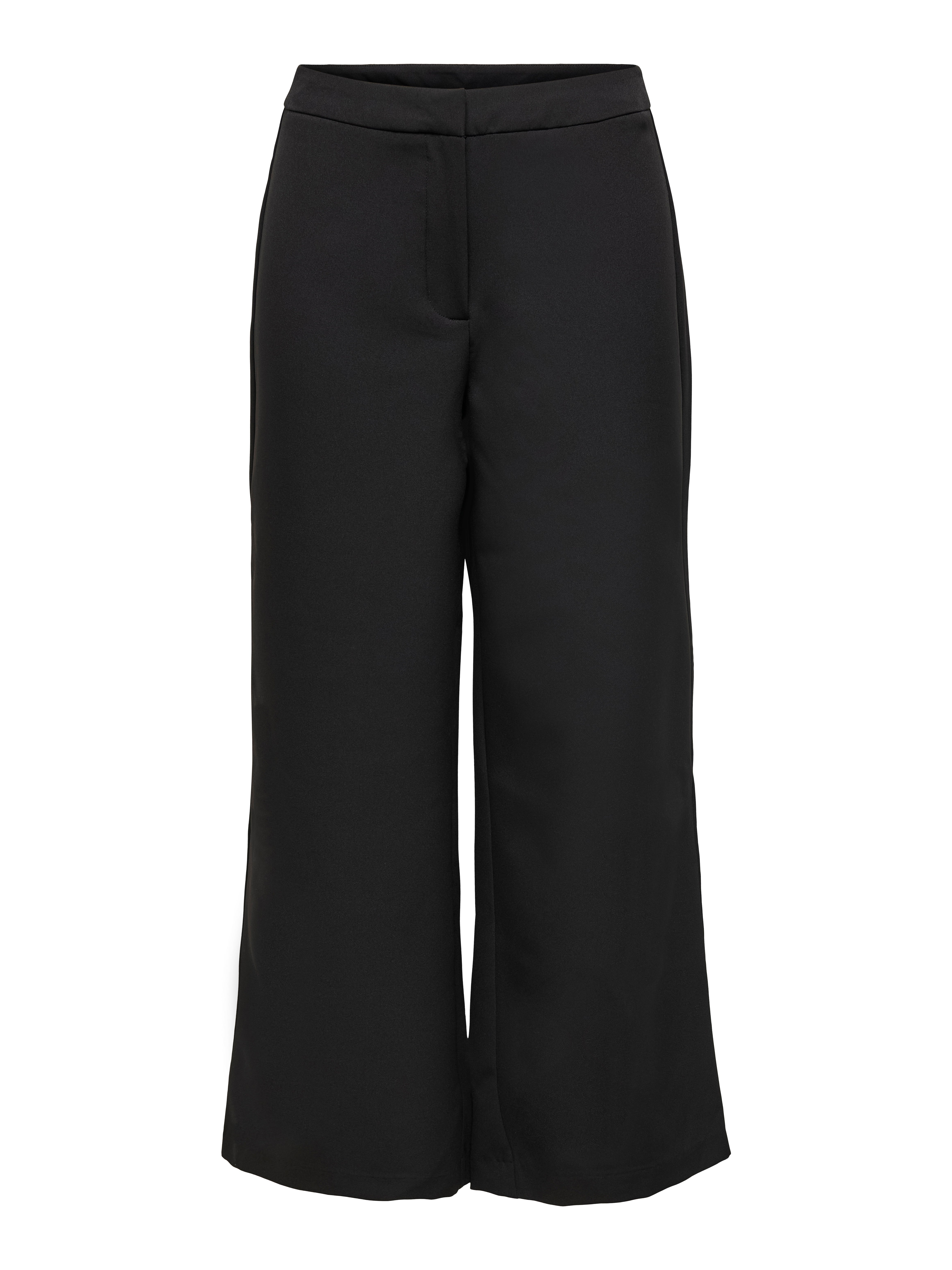 Frank Lyman Black Chiffon Wide Leg Trousers (228163)