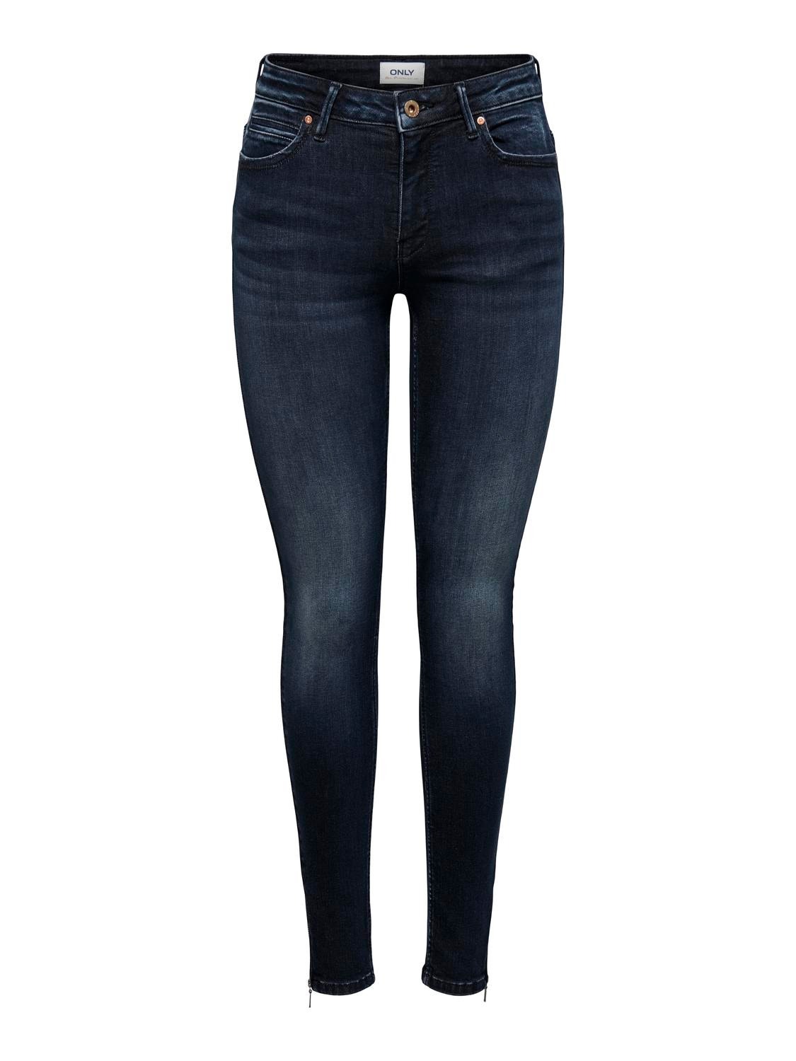 ONLY ONLKendell life reg ankle Skinny fit-jeans -Dark Blue Denim - 15209349