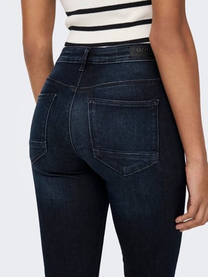 Jeggings Femme Taille Haute Nina Carter - Coupe Skinny Stretch Avec Fermeture éclair Et Poches, Confortables Et Polyvalents