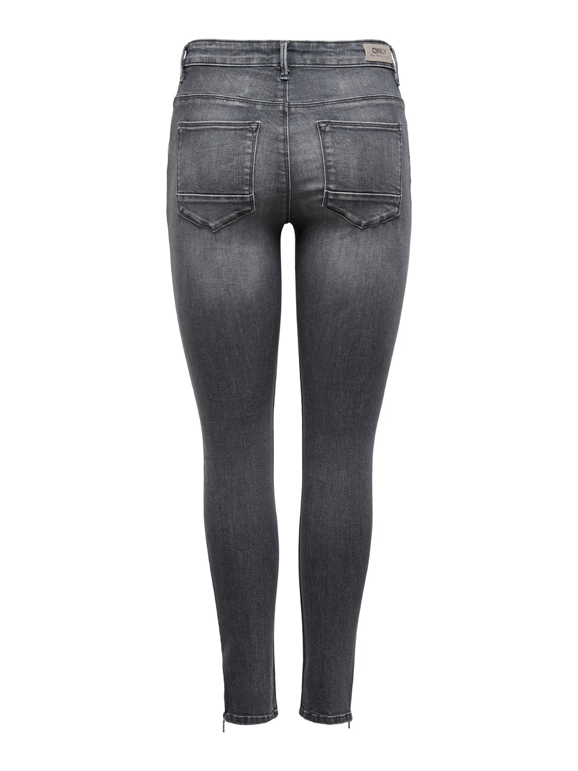 ONLY Skinny Fit Mid waist Jeans -Medium Grey Denim - 15209387