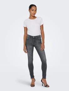 ONLY Skinny Fit Mittlere Taille Jeans -Medium Grey Denim - 15209387