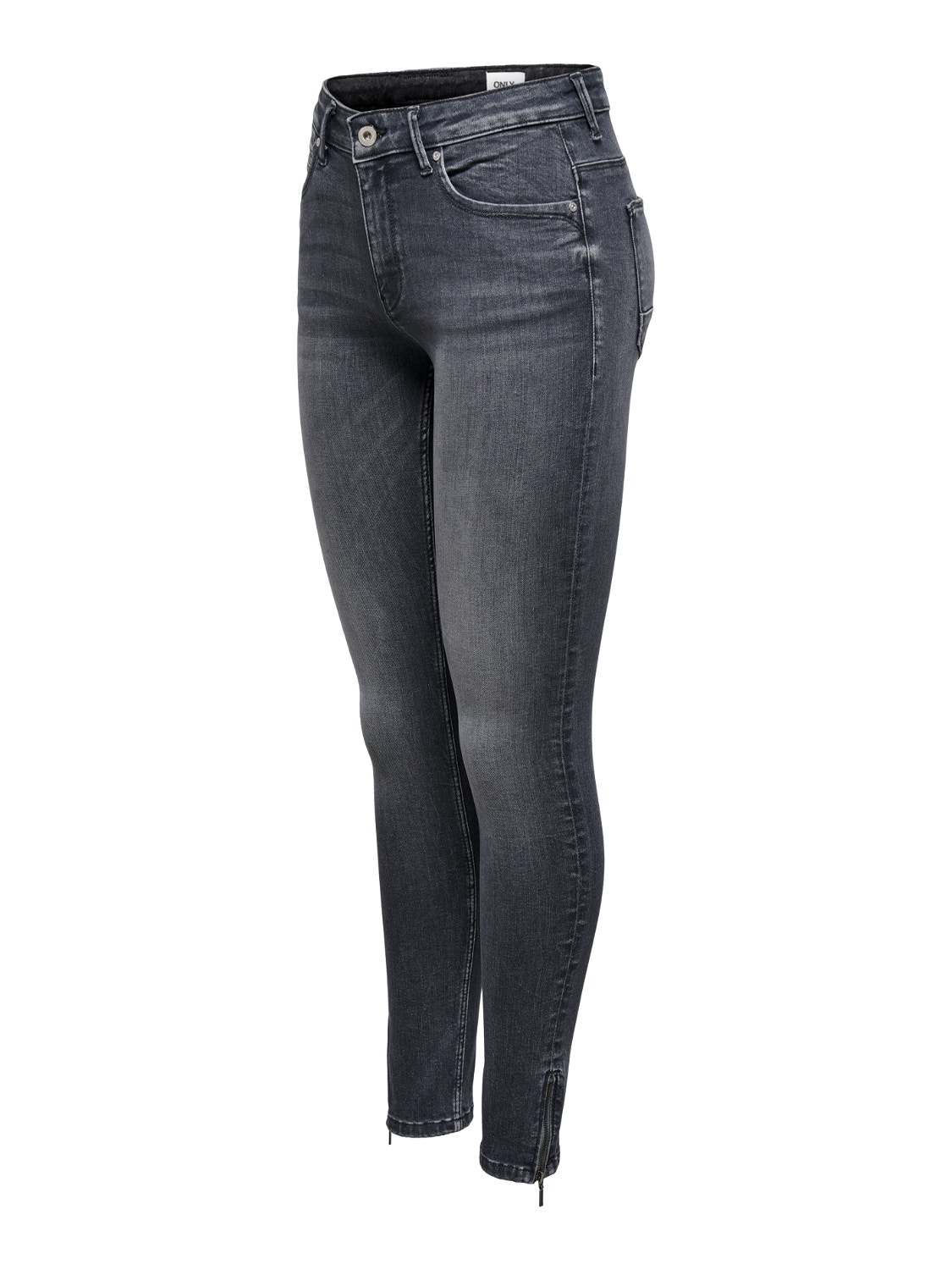 Skinny Fit Mid ONLY® Jeans | | waist Grey Medium