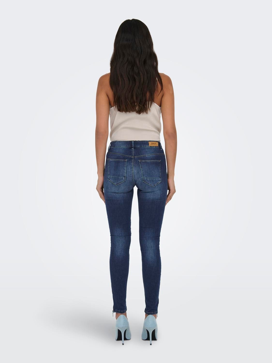ONLY ONLKendell life reg ankle Skinny fit-jeans -Dark Blue Denim - 15209396
