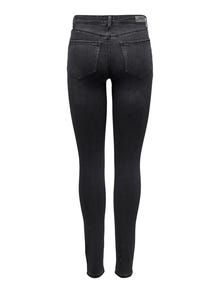 ONLY ONLIda Life Mid-Waist Skinny Fit Jeans -Grey Denim - 15209447