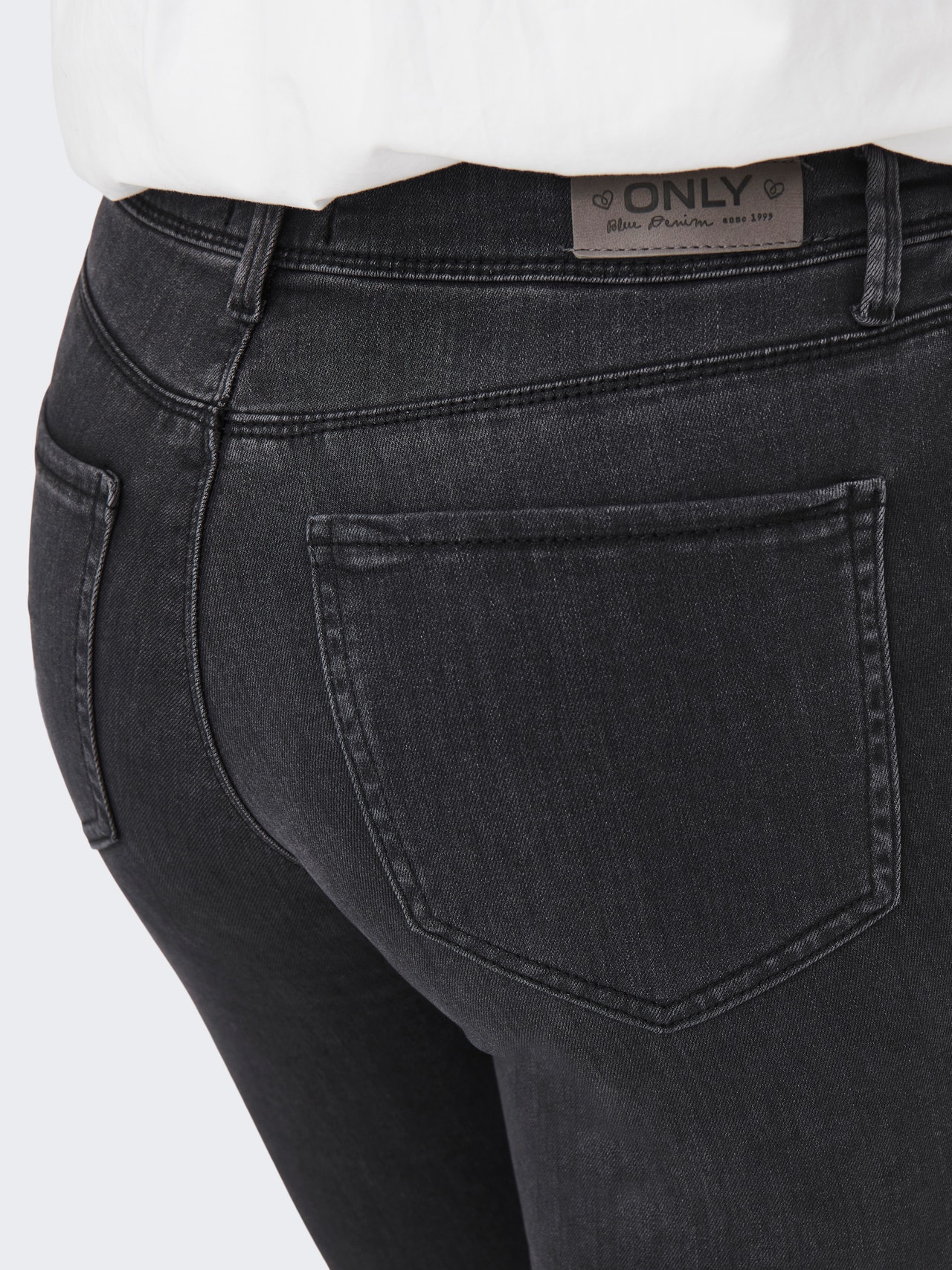 ONLY ONLIda Life Midwaist Skinny fit jeans -Grey Denim - 15209447