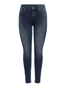 ONLY ONLBlush life ankle Skinny fit-jeans -Blue Black Denim - 15209618