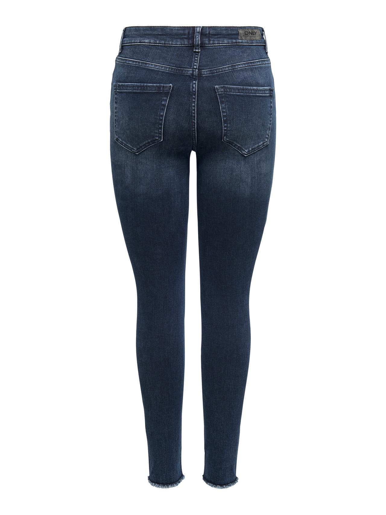 ONLY ONLBLUSH Mittlere Taille Skinny Fit Jeans -Blue Black Denim - 15209618