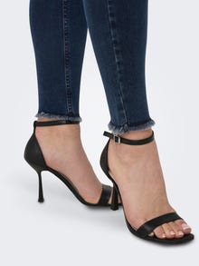 ONLY ONLBLUSH Mittlere Taille Skinny Fit Jeans -Blue Black Denim - 15209618