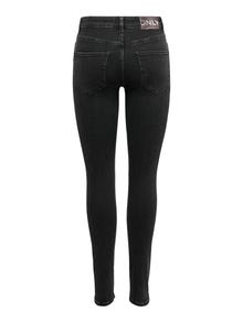 ONLY Skinny fit Mid waist Jeans -Black - 15210080