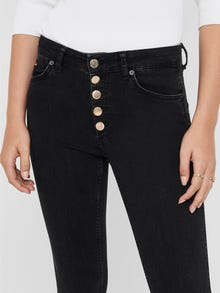 ONLY Skinny Fit Mittlere Taille Jeans -Black - 15210080