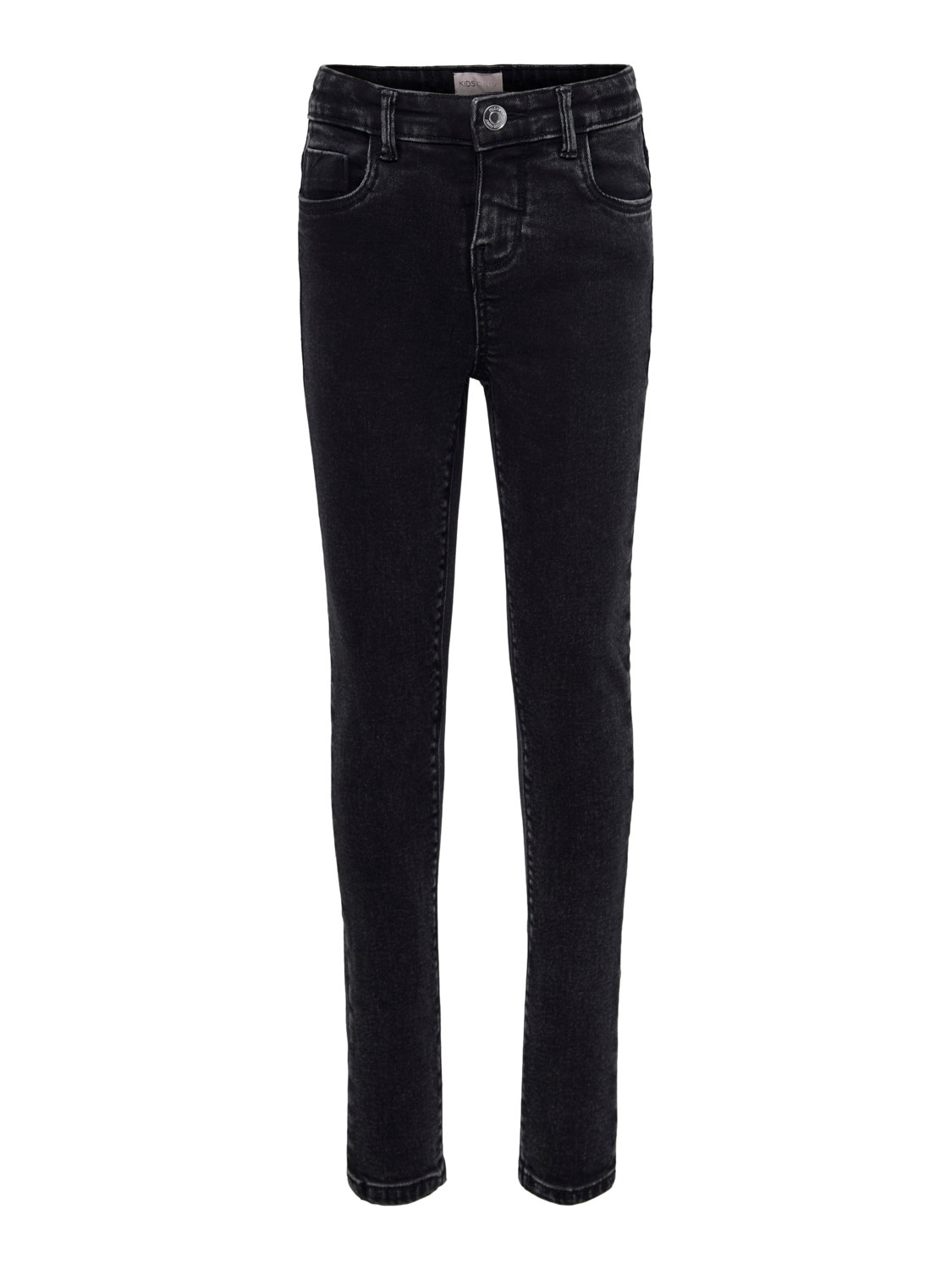 ONLY Skinny Fit Hohe Taille Jeans -Grey Denim - 15210766