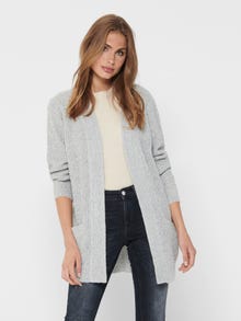 ONLY Long Knitted Cardigan -Cloud Dancer - 15211483