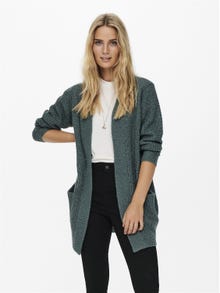 ONLY Long Knitted Cardigan -North Atlantic - 15211483