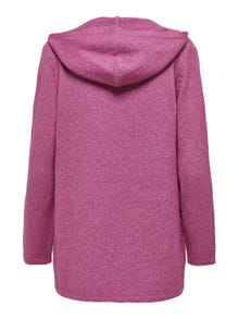 ONLY Hooded Knitted Cardigan -Meadow Mauve - 15211487