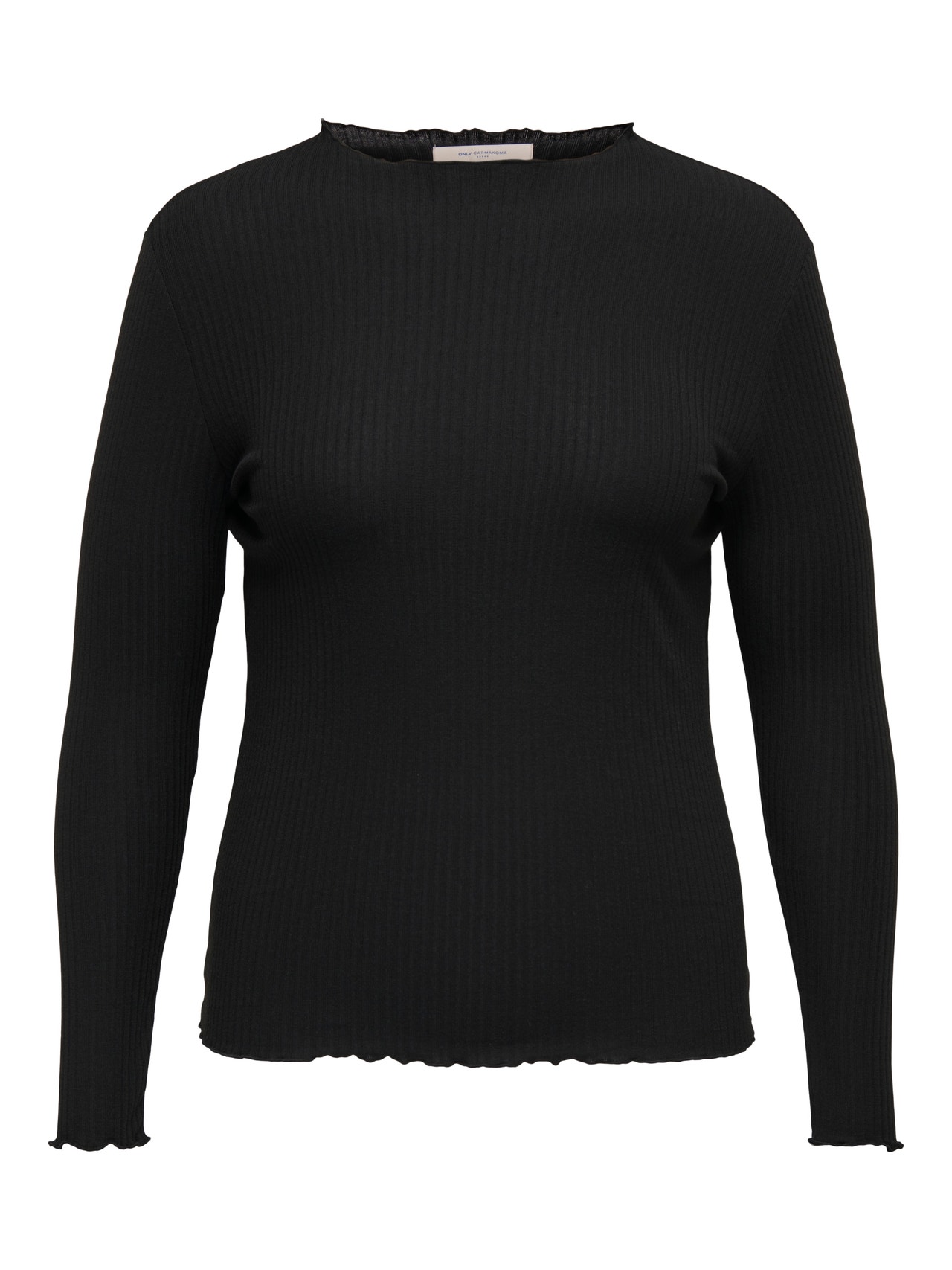 ONLY Stretch Fit High neck Top -Black - 15211495