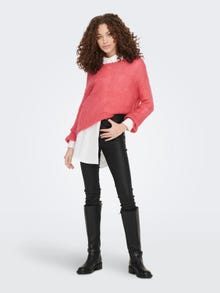 ONLY Pull-overs Col rond Épaules tombantes -Desert Rose - 15211499